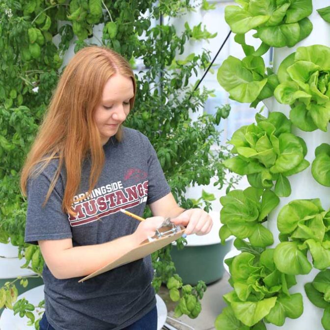 Ag Student By Growing Tower