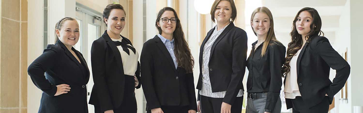 Connie Wimer Group In Eppley Lobby