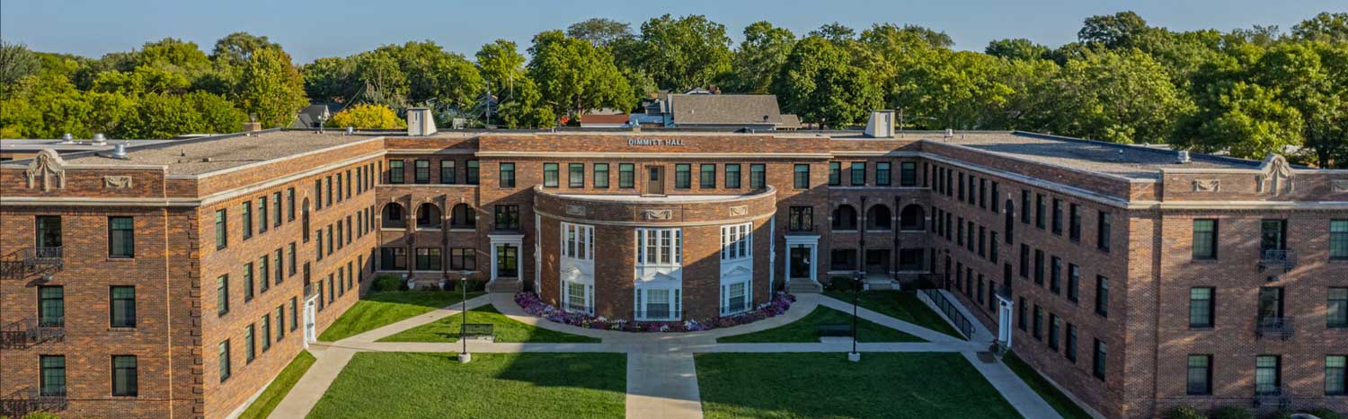 Dimmitt Hall Drone Photo