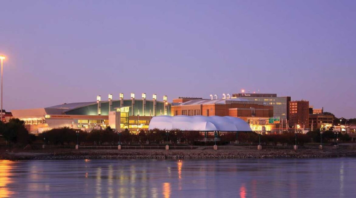Sioux City Iowa skyline