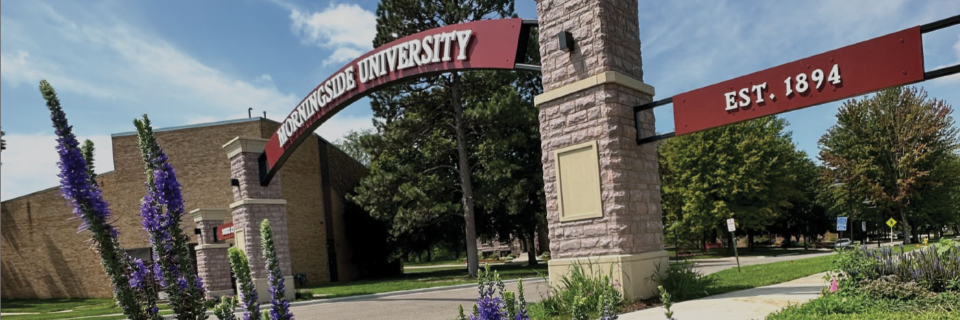 Morningside University front entrance