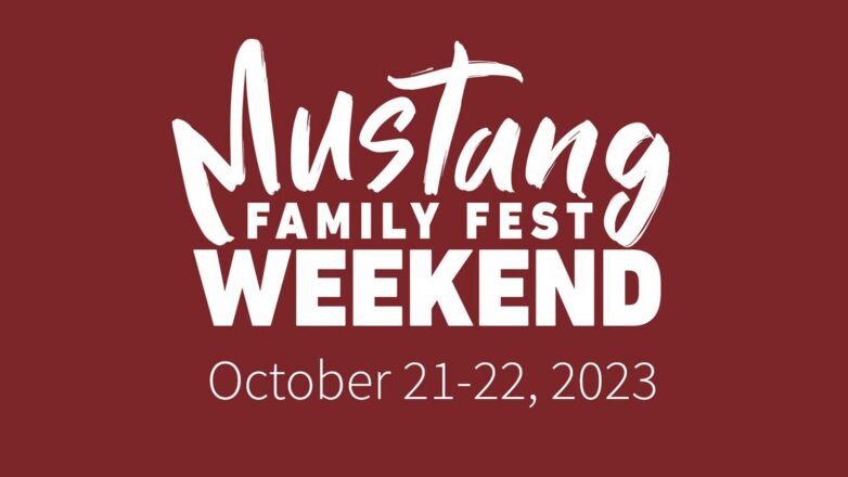 Mustang Family Weekend Graphic