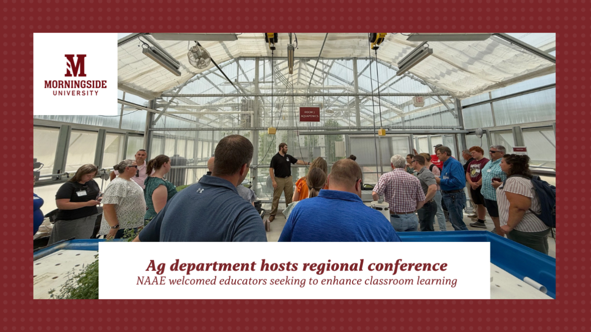graphic with photo inside the greenhouse