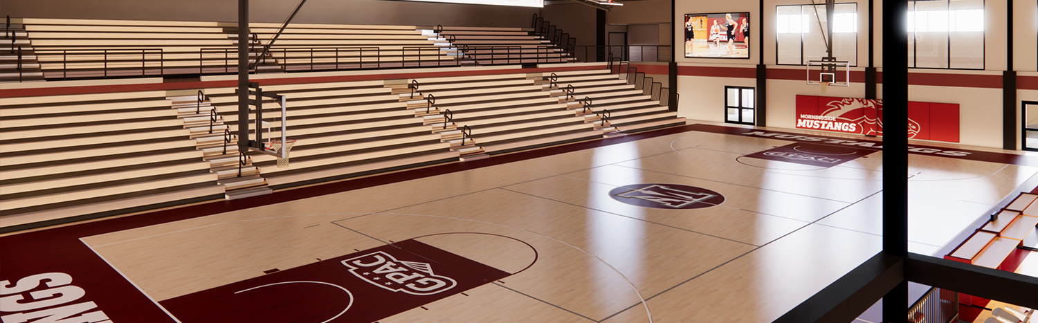 Rendering Of Allee Gymnasium Upgrades