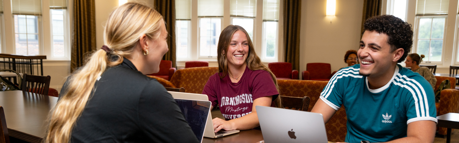 A group of students studying in Dimmitt