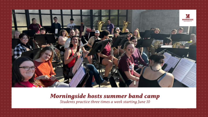 Summer band camp file photo with graphic
