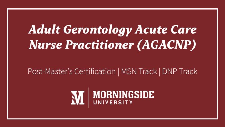 Adult Gerontology Acute Care Nurse Practitioner Post-Master's Certification MSN Track DNP Track