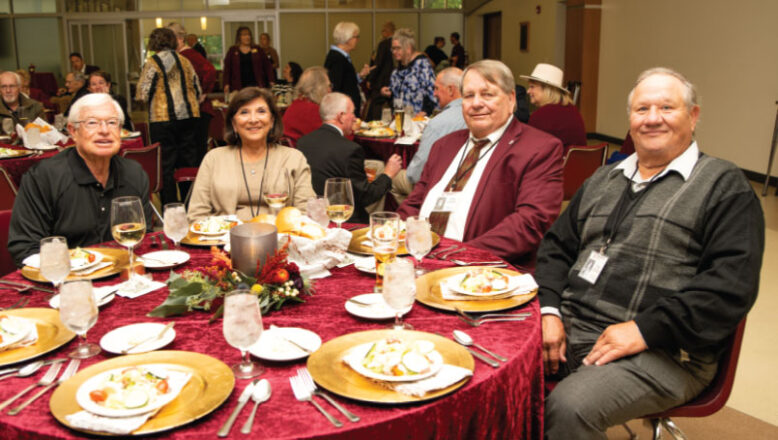 donors at dinner