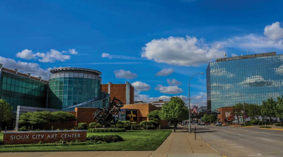Downtown Sioux City Iowa