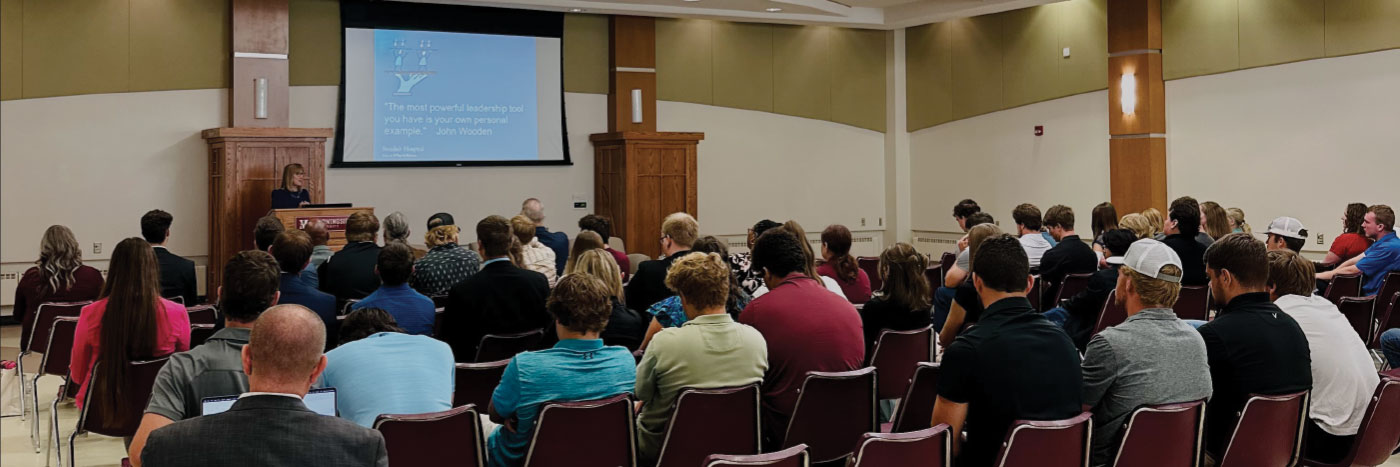 speaker presented by Franklin Leadership Foundation series