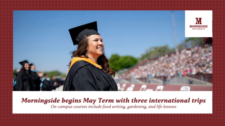 graduate photo with graphic