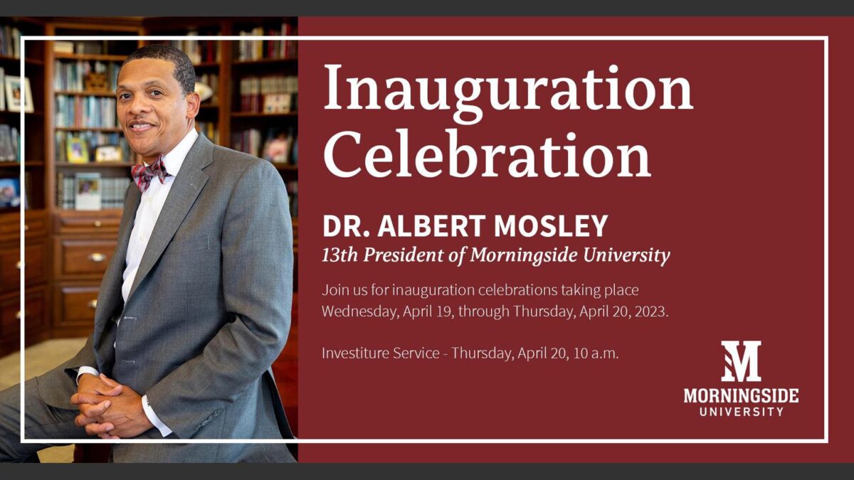 Inauguration, Dr. Albert Mosley, 13th President