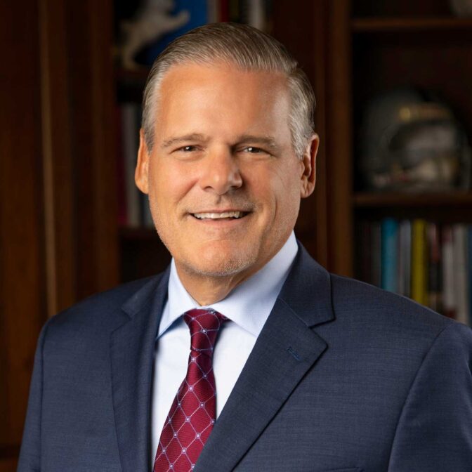 President Chad W. Bensons portrait